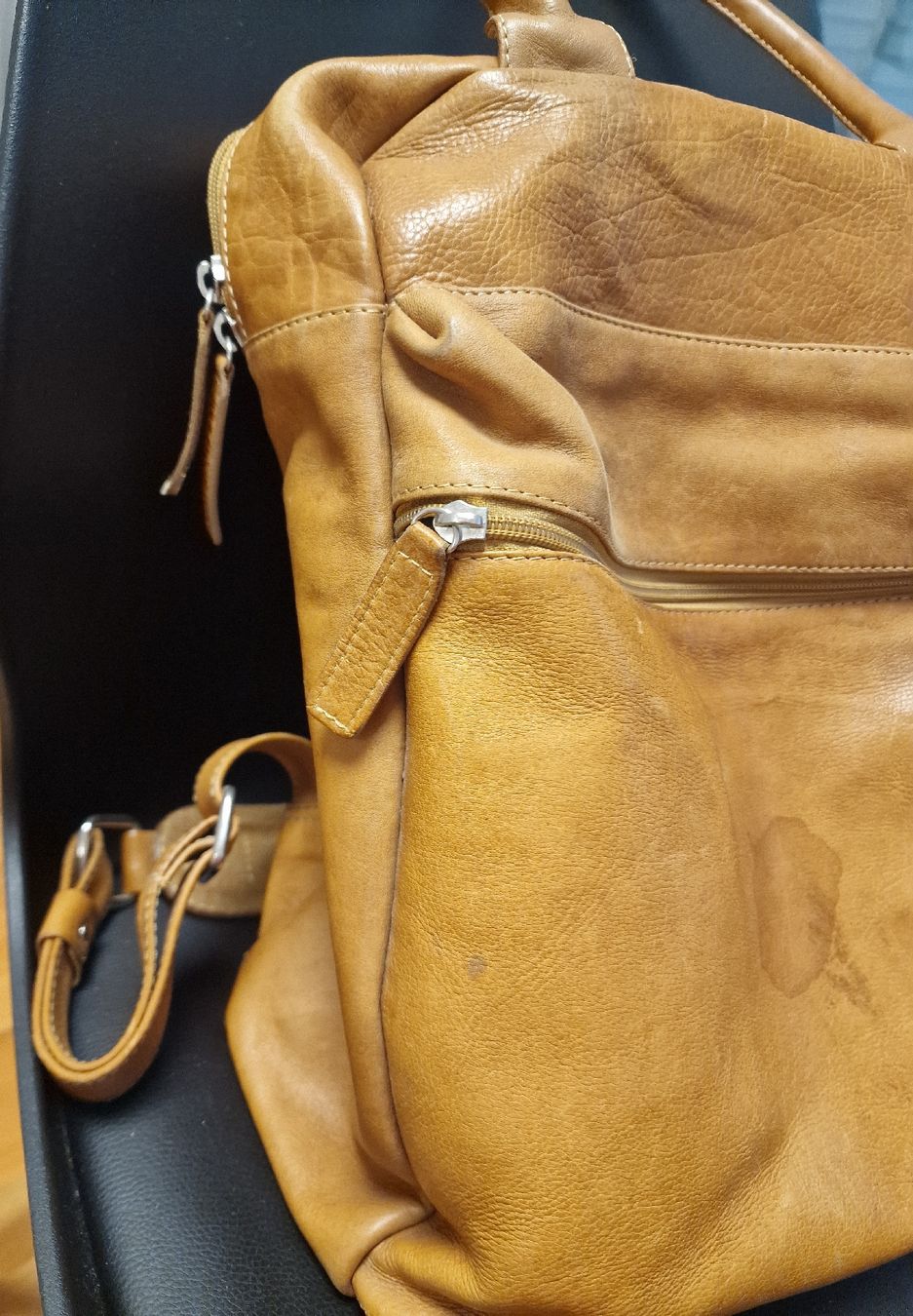 Rucksäcke: Saccoo Amsterdam %100 Leather Backpack – Gebraucht aus Zürich von yam_rct6 3
