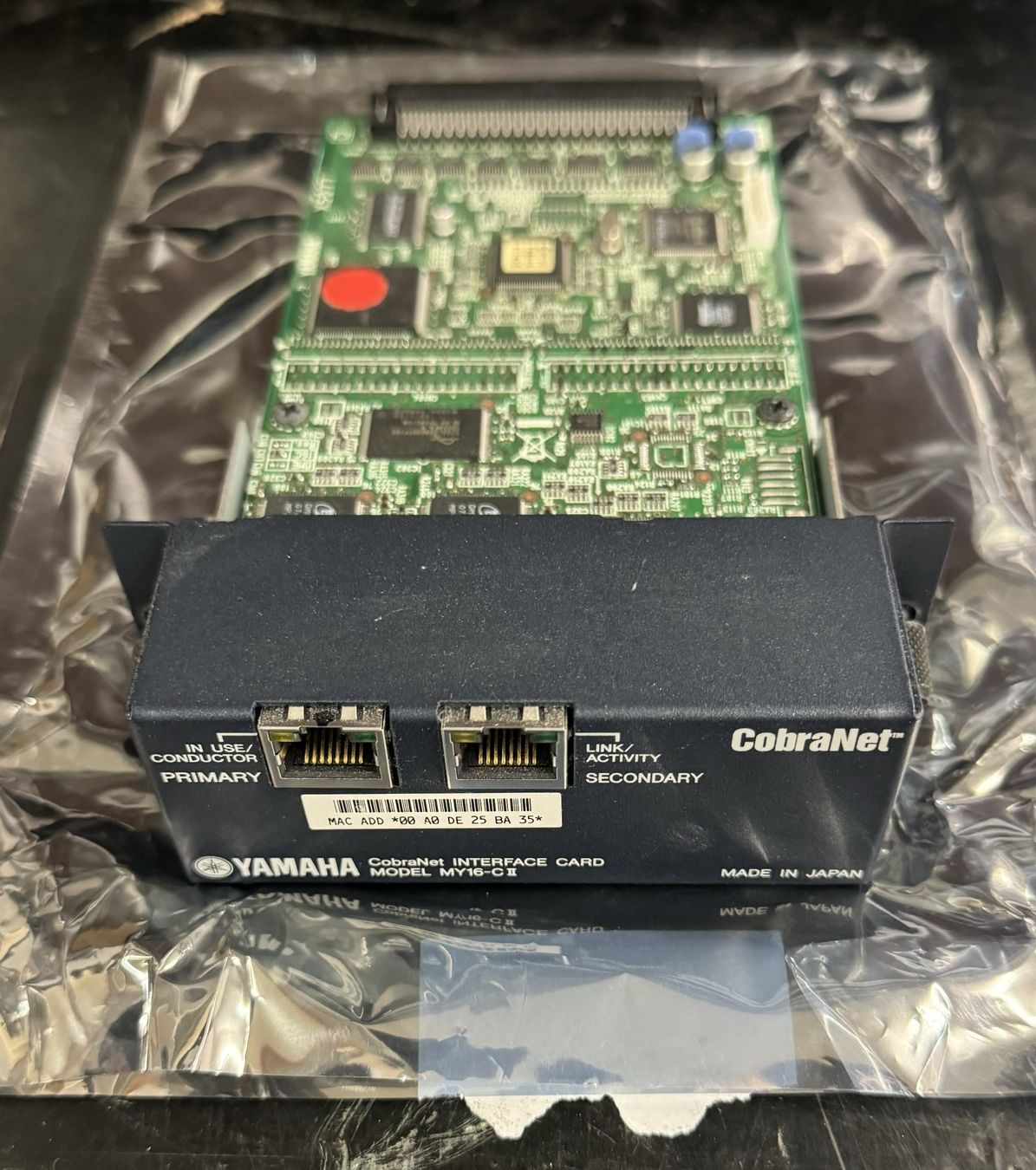 Yamaha Console di mixaggio: Yamaha CobraNet Interface Card, MY16-CII – Usato da Rüti ZH venduto da Philippek