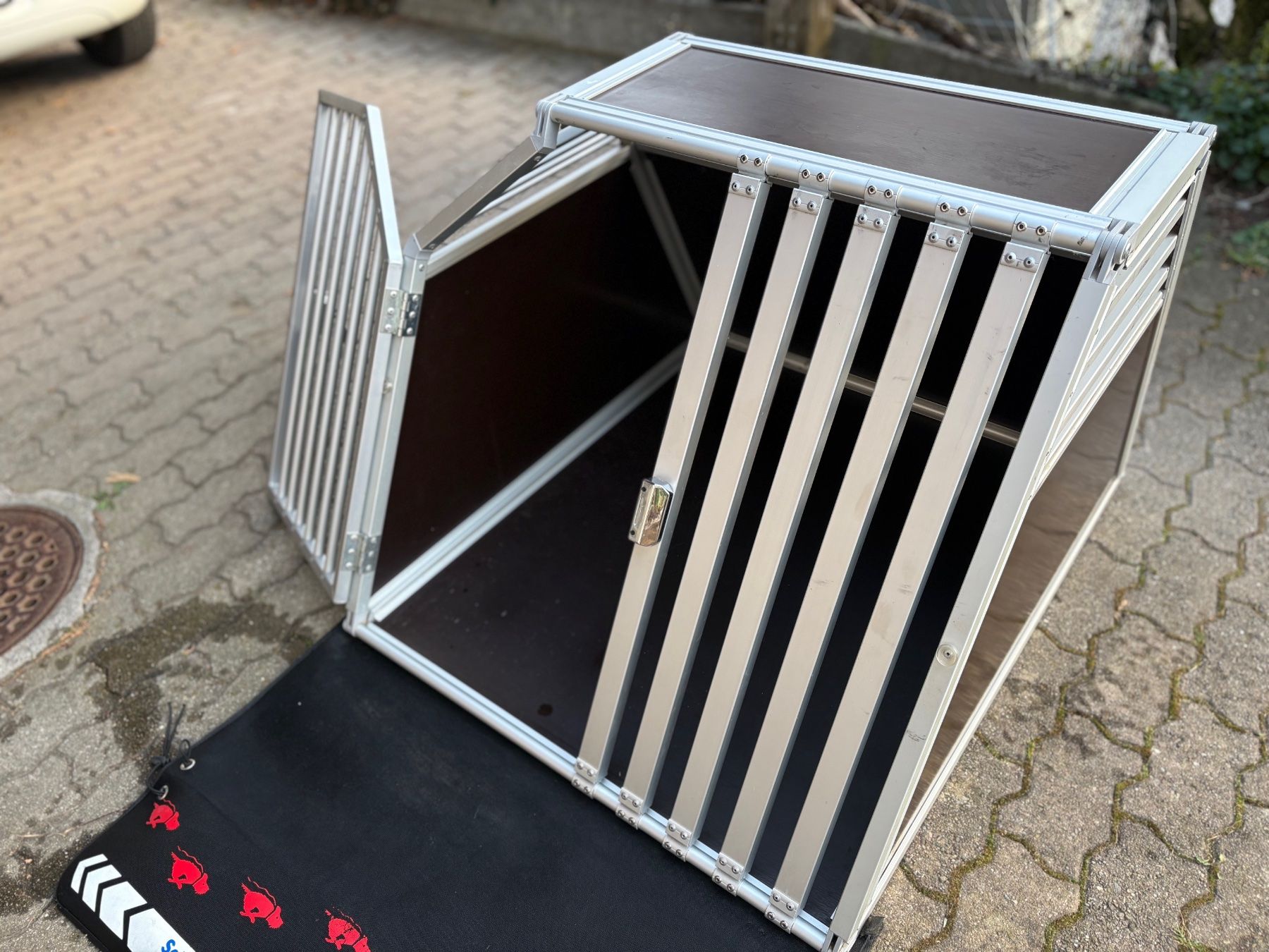 Gabbie, trasporto & Sicurezza: Schmidt Box Hundebox Alu Kennel – Usato da Hausen am Albis venduto da Tulpe35i 5