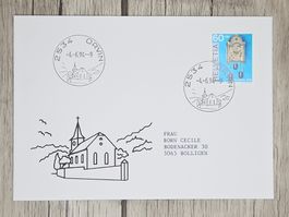 CL11 Enveloppe + Timbre Suisse 1994