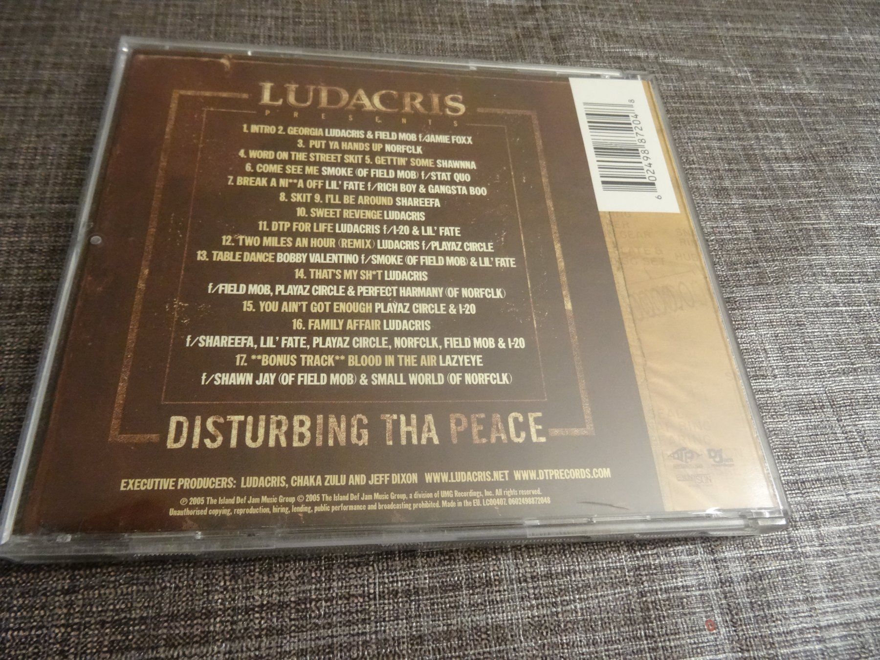 CDs: Ludacris - Disturbing Tha Peace CD – Gebraucht aus Olten von Disc-Ausverkauf 1