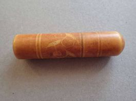 Vintage Amber Bakelite Tube