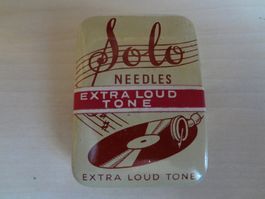 Boîte d'aiguille "Solo" pour gramophone - Grammophonnadeln