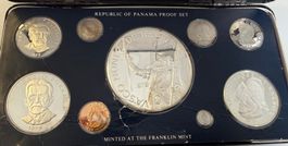 (1122) Panama Set, 1979, mit Etui und Zertifikat, pp