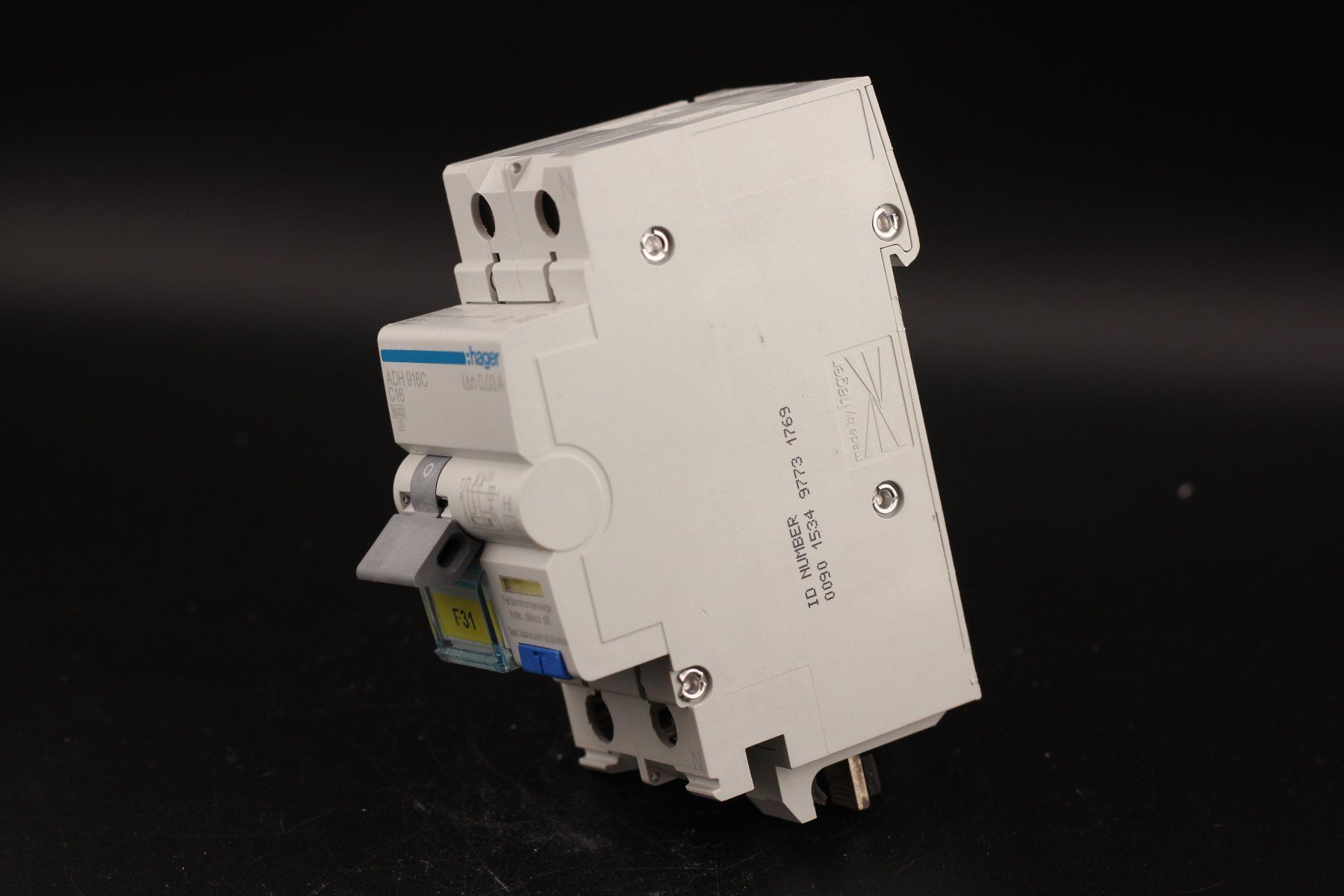 Hager Schalter: Hager ADH 916C C16 ADH916C 16A 30mA FI – Gebraucht aus Winterthur von Hint17 2