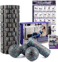 Faszienrolle Set mit 3D-Texturmassage