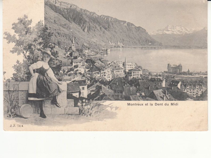 Cartoline postali: Montreux ca. 1900 – Usato da Bürglen TG venduto da StampGraf