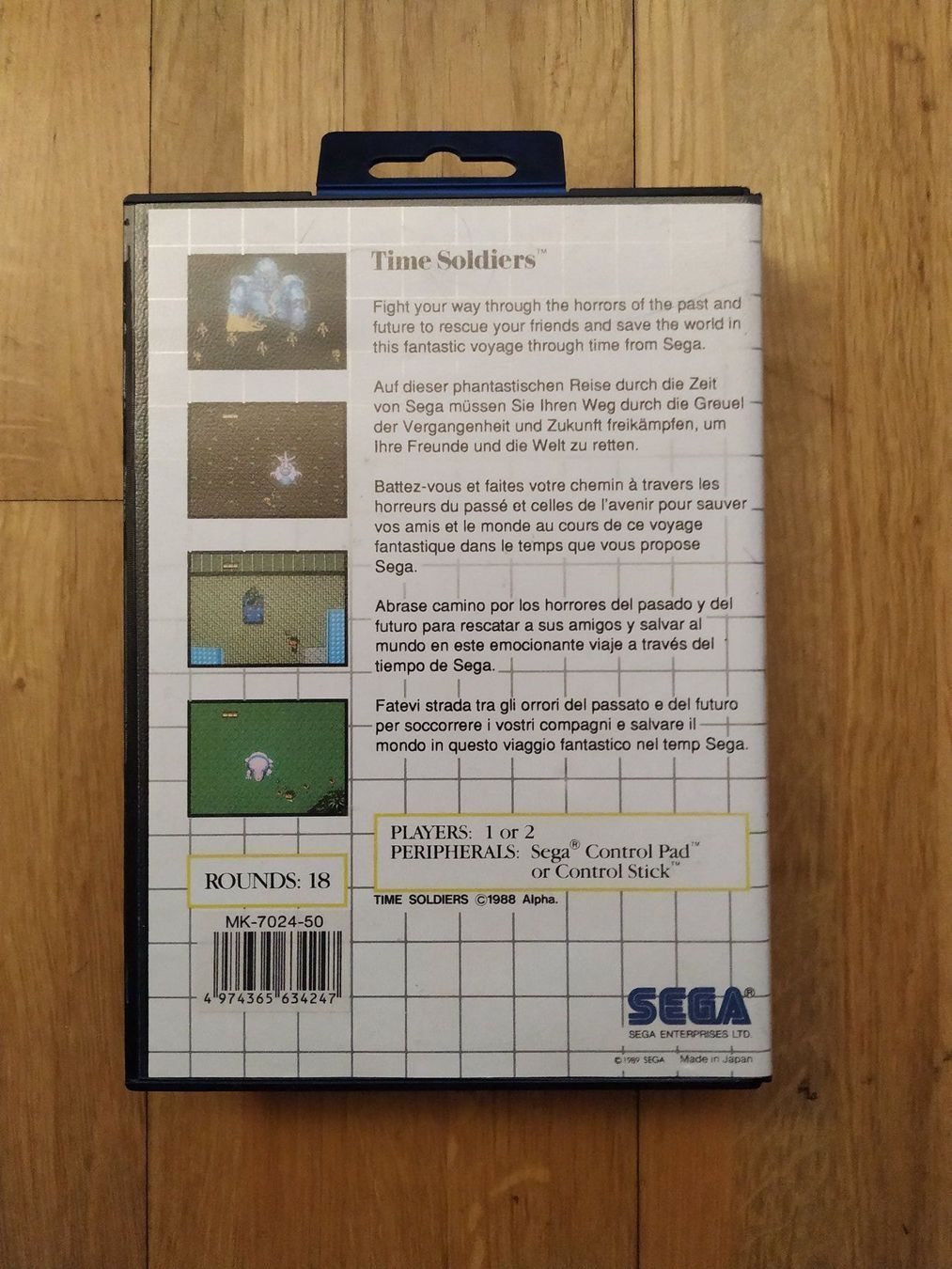Giochi: Time Soldiers (PAL) Sega Master System – Usato da Ostermundigen venduto da rotronic35 2