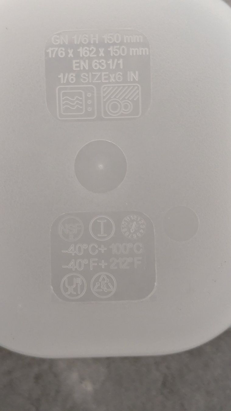 Elettrodomestici da cucina: Gastrobehälter GN 1/6 x 150 – Usato da Lyss venduto da 3250er 2