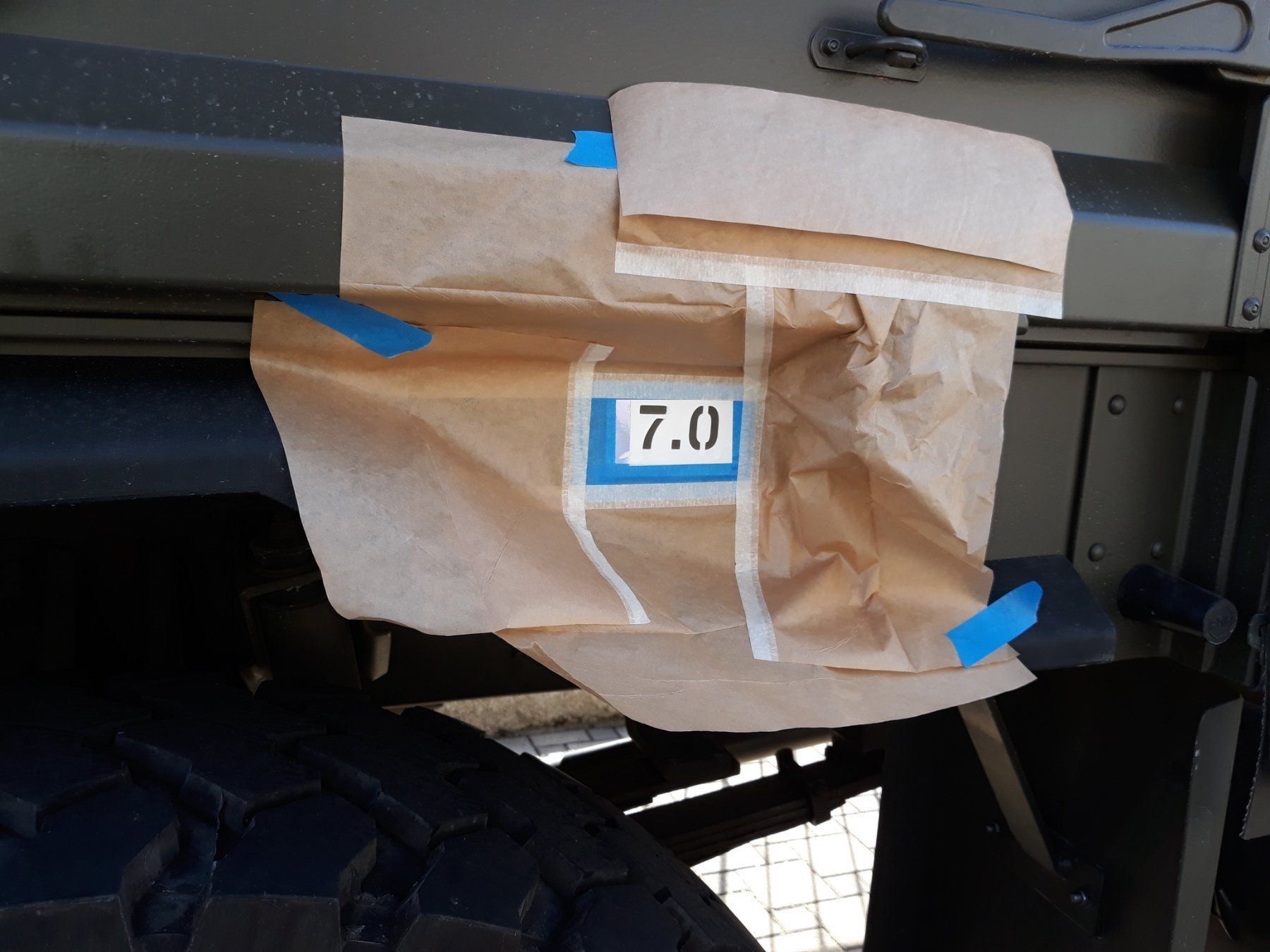 Schablonen: Beschriftungsschablone Saurer 6DM – Neu (gemäss Beschreibung) aus Niederrohrdorf von Rompo 2