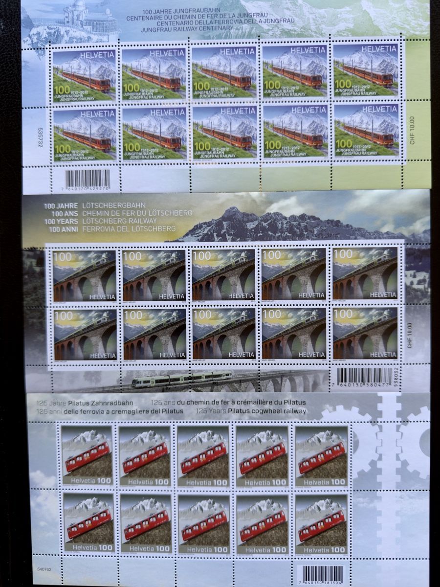 Tutti i francobolli: Frankatur CHF 100.- postfrische Bogen – Nuovo (secondo la descrizione) da Glattbrugg venduto da Artos67 1
