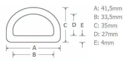 Supporti a parete: D-Ring geschweisst 30mm – Nuovo e nell'imballaggio originale da Schinznach Bad venduto da cynthia7 2