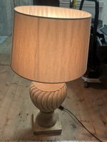 Tischlampe Holz MAISONS DU MONDE Landhausstil Unikat 55cm