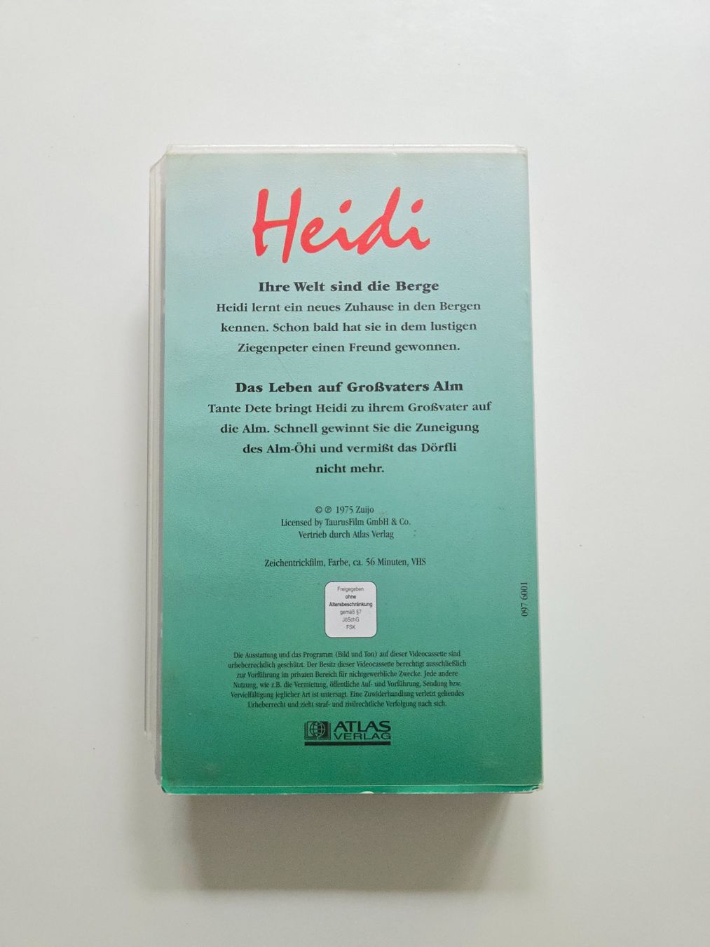 Toutes les VHS: VHS Heidi in den Bergen – D'occasion à Dättlikon par Wundertuete_ 1