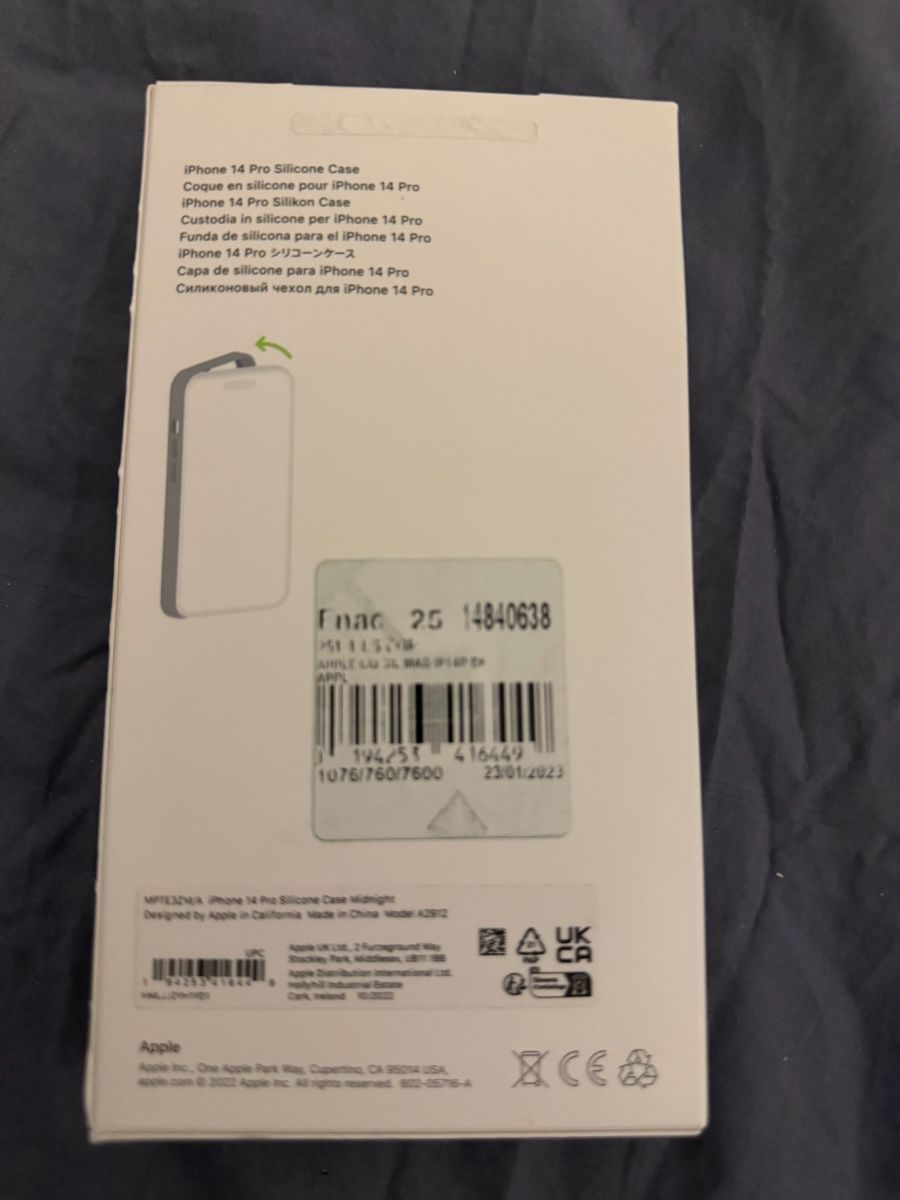 Apple Cover & Protezioni schermo: Apple iPhone 14 Pro Silikon Case schwarz neu – Nuovo e nell'imballaggio originale da Hausen am Albis venduto da man_q2hb 1