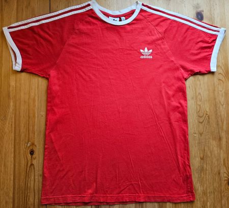 T-Shirt adidas rot Grösse L Shirt retro/vintage look