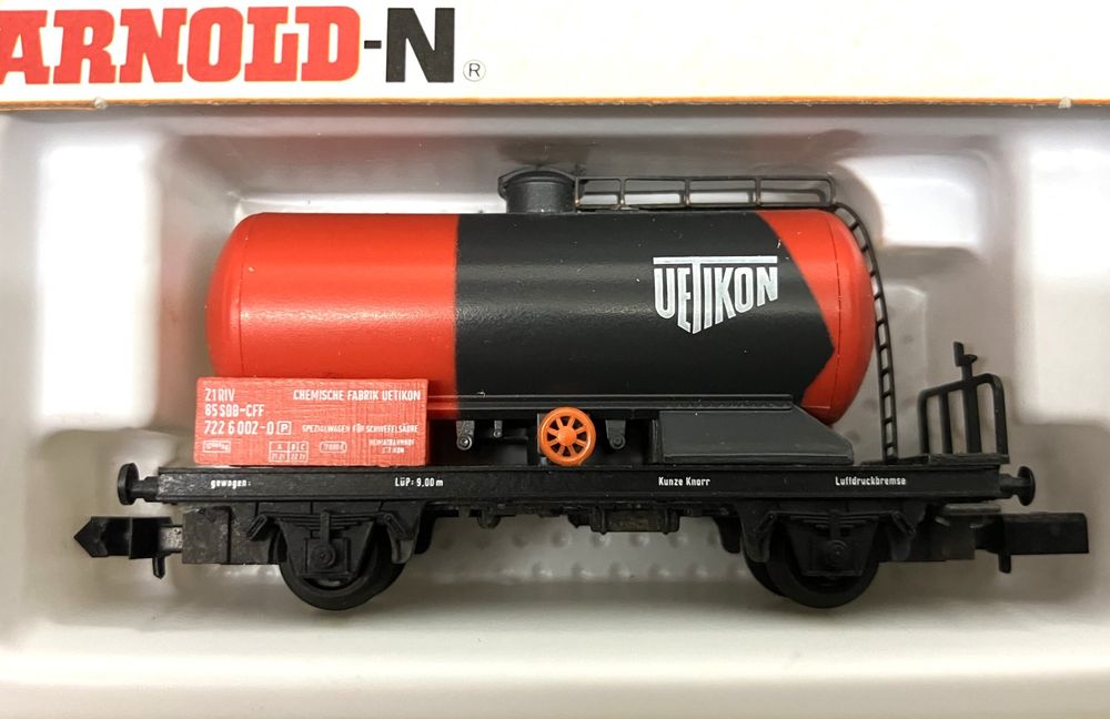 SBB/CFF/FFS Modelleisenbahnen: N= 3x Kesselwagen SBB Uetikon Motorex GATOIL - 1x NS DSM – Neu (gemäss Beschreibung) aus Thun von retoolinoo 1