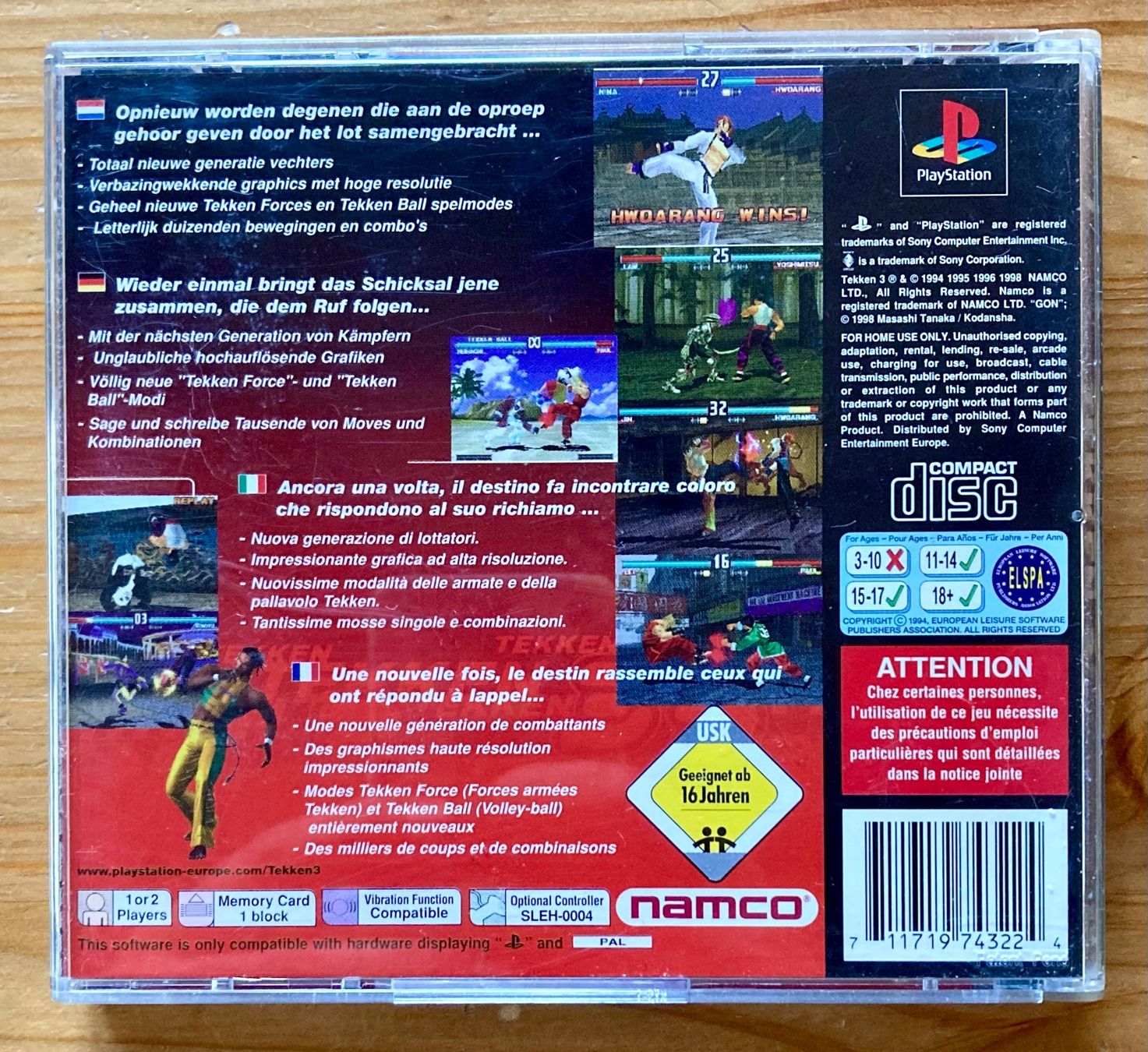 Sony Giochi: Tekken 3 (Leerhülle) - PS1 – Usato da Zürich venduto da Djmotionch 2