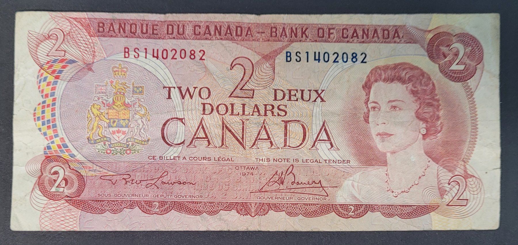 Banconote: 2 DOLLARS / CANADA/KANADA 1974 – Usato da Mumpf venduto da antonio_schweiz_961