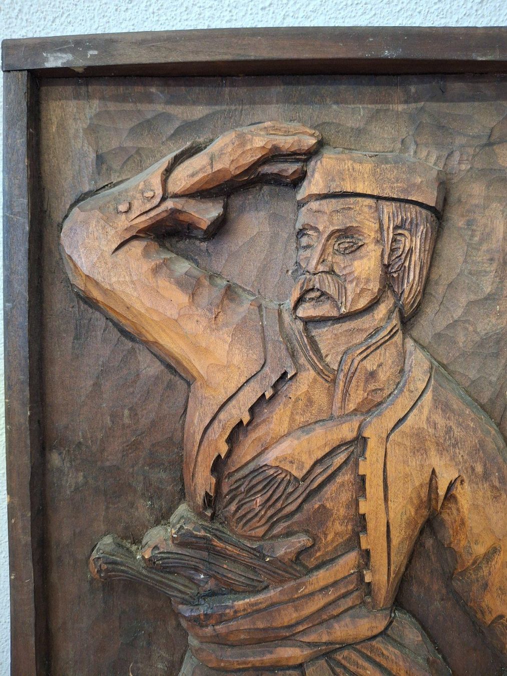 Foto & Immagini: Holzrelief Soldat, Wandbild, geschnitzt – Usato da Reichenburg venduto da AK307 1
