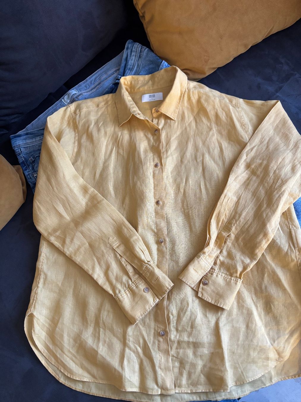 Uniqlo Camicette: UNIQLO Leinenbluse neuwertig – Nuovo (secondo la descrizione) da Merishausen venduto da yourdream 6
