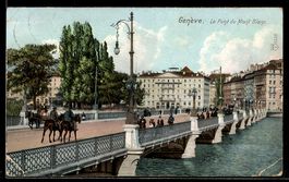 AK Genève, Le Pont du Mont Blanc