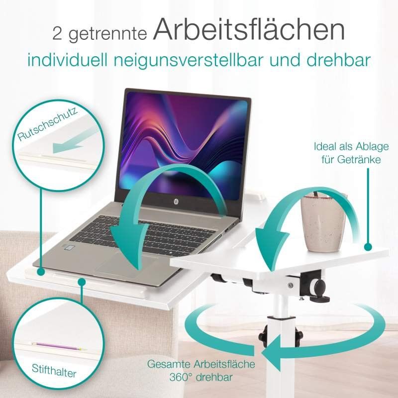 Tische: Mobiler Laptoptisch / Beistelltisch auf Rollen – Neu (gemäss Beschreibung) aus Solothurn von Freefly3 2
