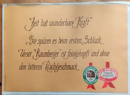 25 x Tischset Bier Brauerei Baumberger Langenthal