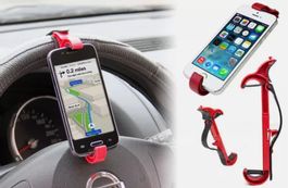 Auto Lenkrad Telefonhalter Handyhalter für IPHONE Samsung
