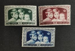 Belgien 1935, Satz ungestempelt