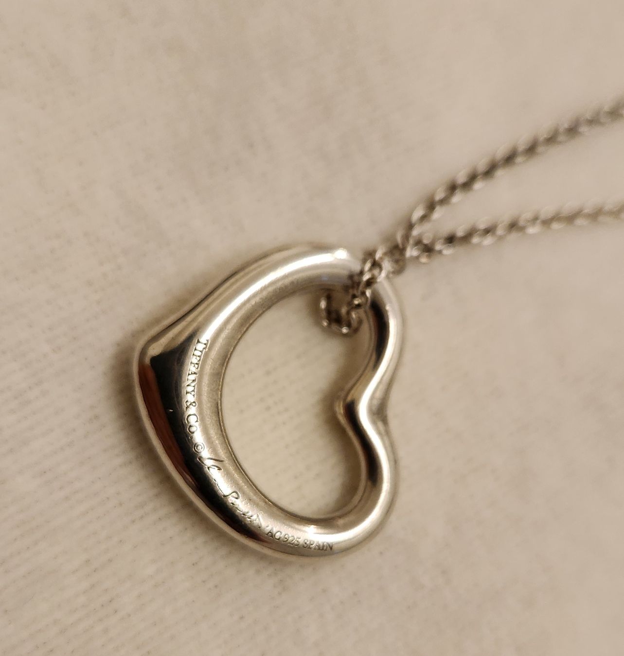 Tiffany & Co. Catenine: Tiffany&Co. Open Heart mit Diamant – Nuovo e nell'imballaggio originale da Wollerau venduto da CH8832 2