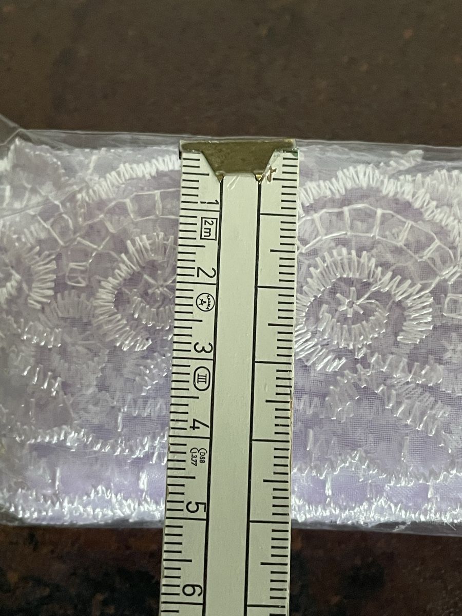 Stoffe: Spitzenband hellviolett 5 cm breit neu – Neu (gemäss Beschreibung) aus Fehraltorf von Nadja0205 1