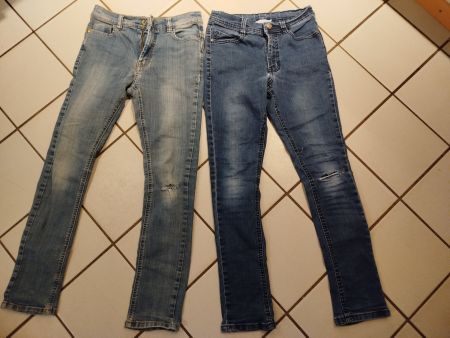 Lot de 2 jeans ORCHESTRA garçon taille 12 ans