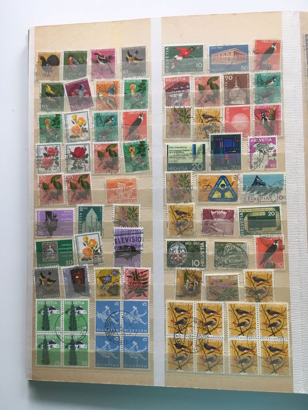Alben: Briefmarken Sammlung Schweiz – Gebraucht aus Thal von cs60 5