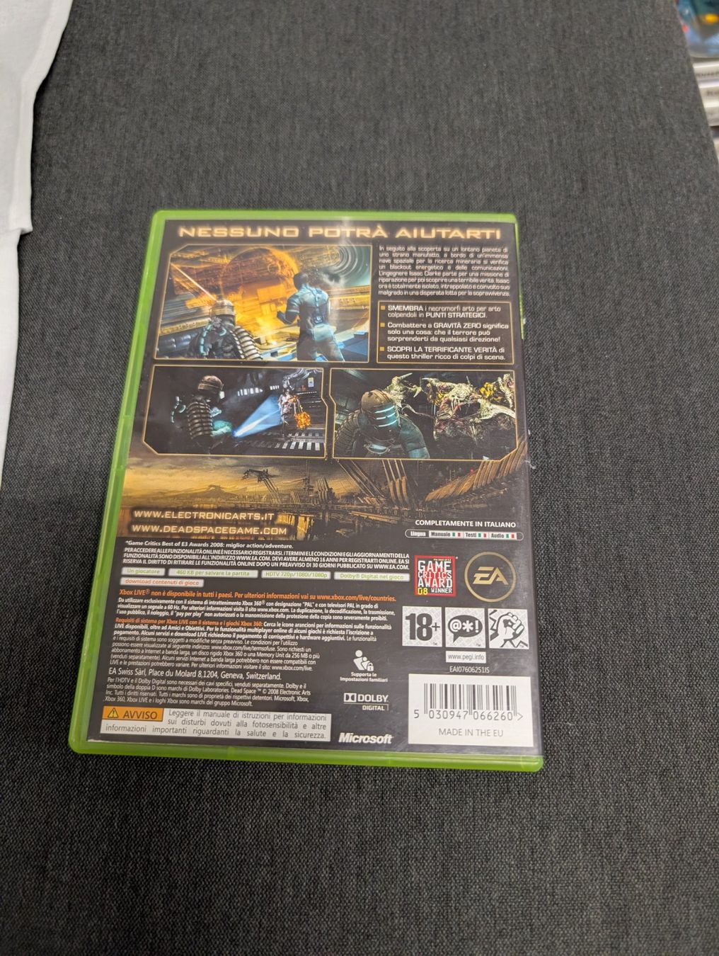 Giochi: Dead Space microsoft xbox 360 – Usato da Giubiasco venduto da Ticinerd 1