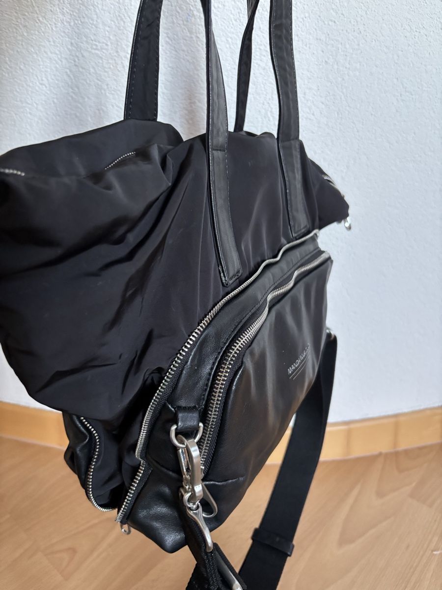 Borse da donna: Mandarina Duck Ledertasche schwarz – Nuovo (secondo la descrizione) da Nürensdorf venduto da linf 6