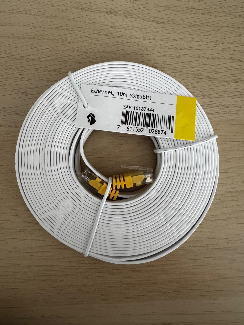Swisscom Cavi: 5m Gigabit Ethernet Kabel, flach – Nuovo e nell'imballaggio originale da Zürich venduto da fresh0001