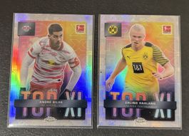Topps Chrome 21/22 – Erling Haaland & André Silva Top XI Ref