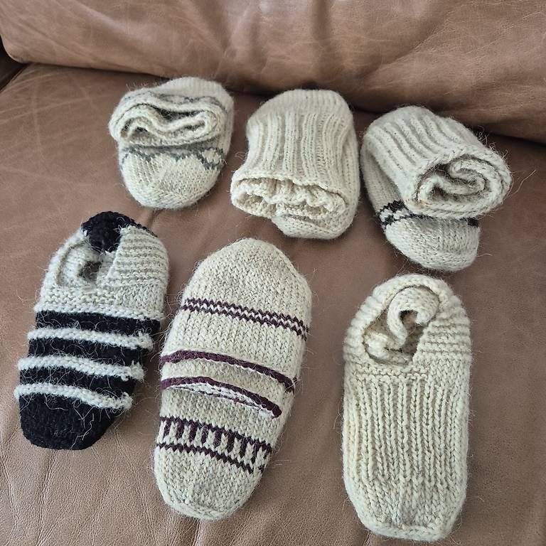Calze: Handgestrickte Wollsocken – Usato da Eich venduto da Mimaaa 1