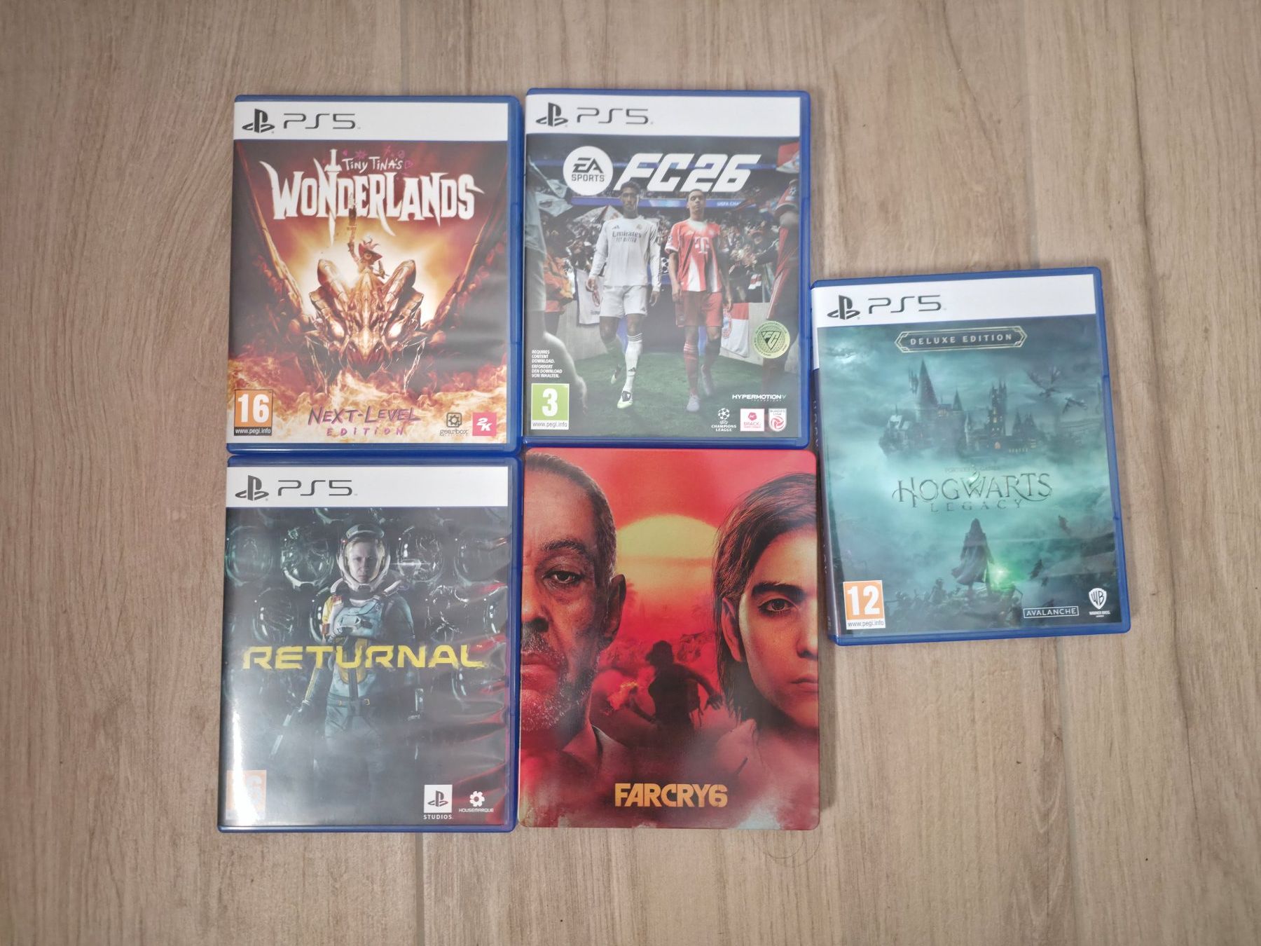 Sony Console: PS5 Launch Disc Edition (CFI‑1016A), 825 GB, inkl. 5 Games – Usato da Salvenach venduto da Jokermani 1
