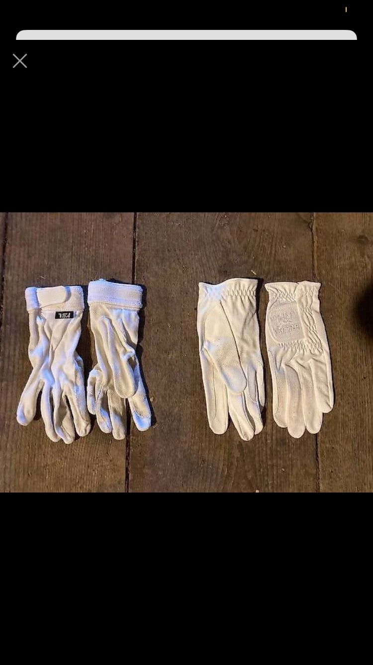 Guanti & manicotti: Reithandschuhe weiss – Usato da Grenchen venduto da car_p2hb