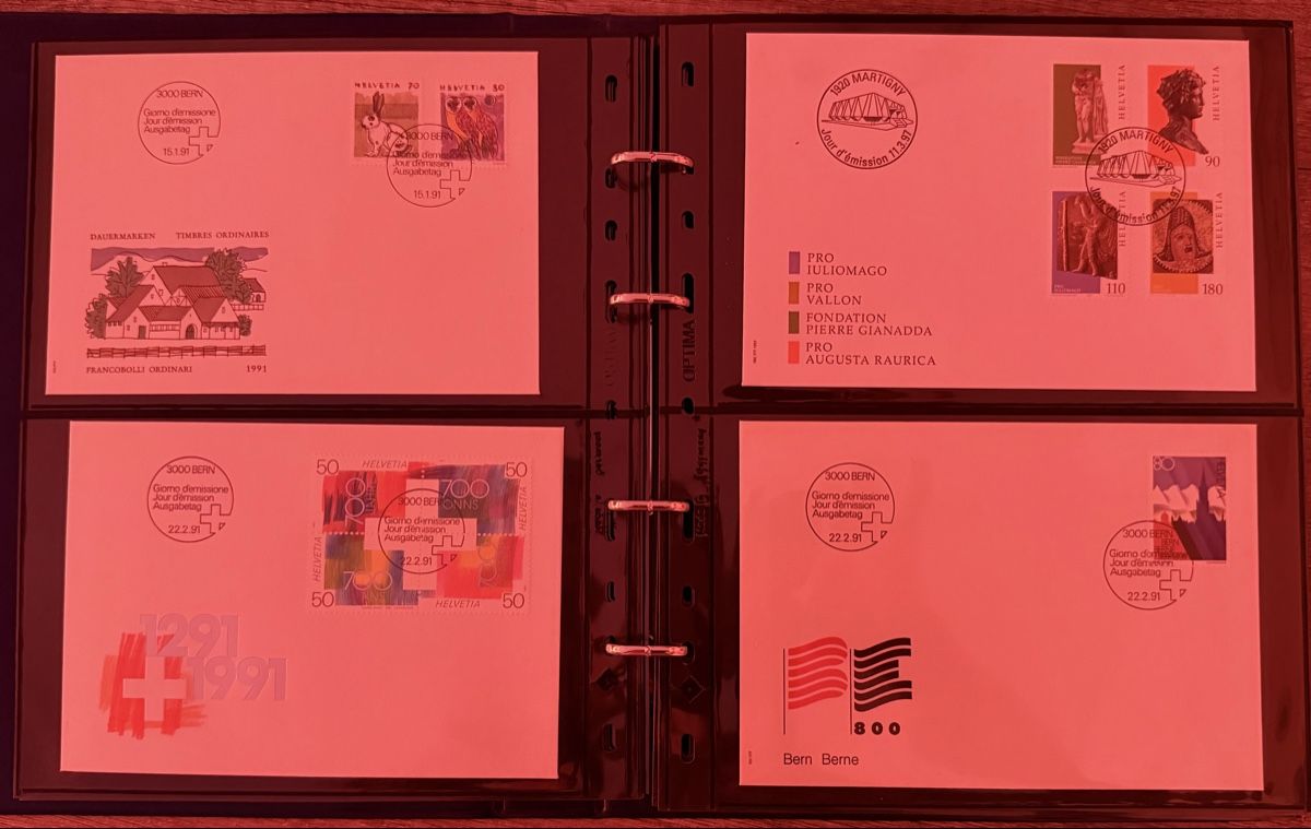 Album: Album avec FDC Suisse  – Usato da Petit-Lancy venduto da Solcarm 6