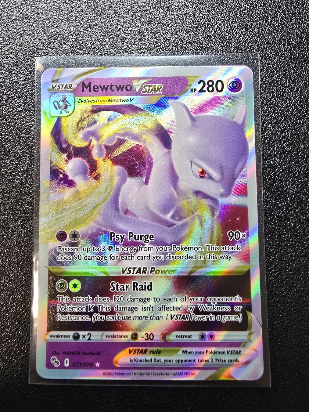 Pokémon Carte collezionabili: Mewtwo VSTAR 031/078 – Usato da Sementina venduto da Pplat1num