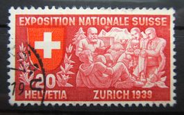 ABART VERSCHOBENER ROTDRUCK 1939 (D)