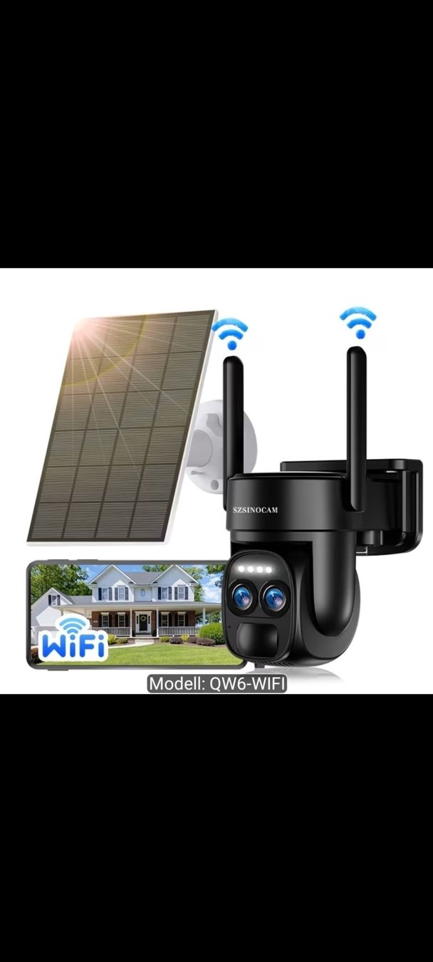 Alarmanlagen: Solar wifi Überwachungskamera – Neu und originalverpackt aus FRUTIGEN von Futam