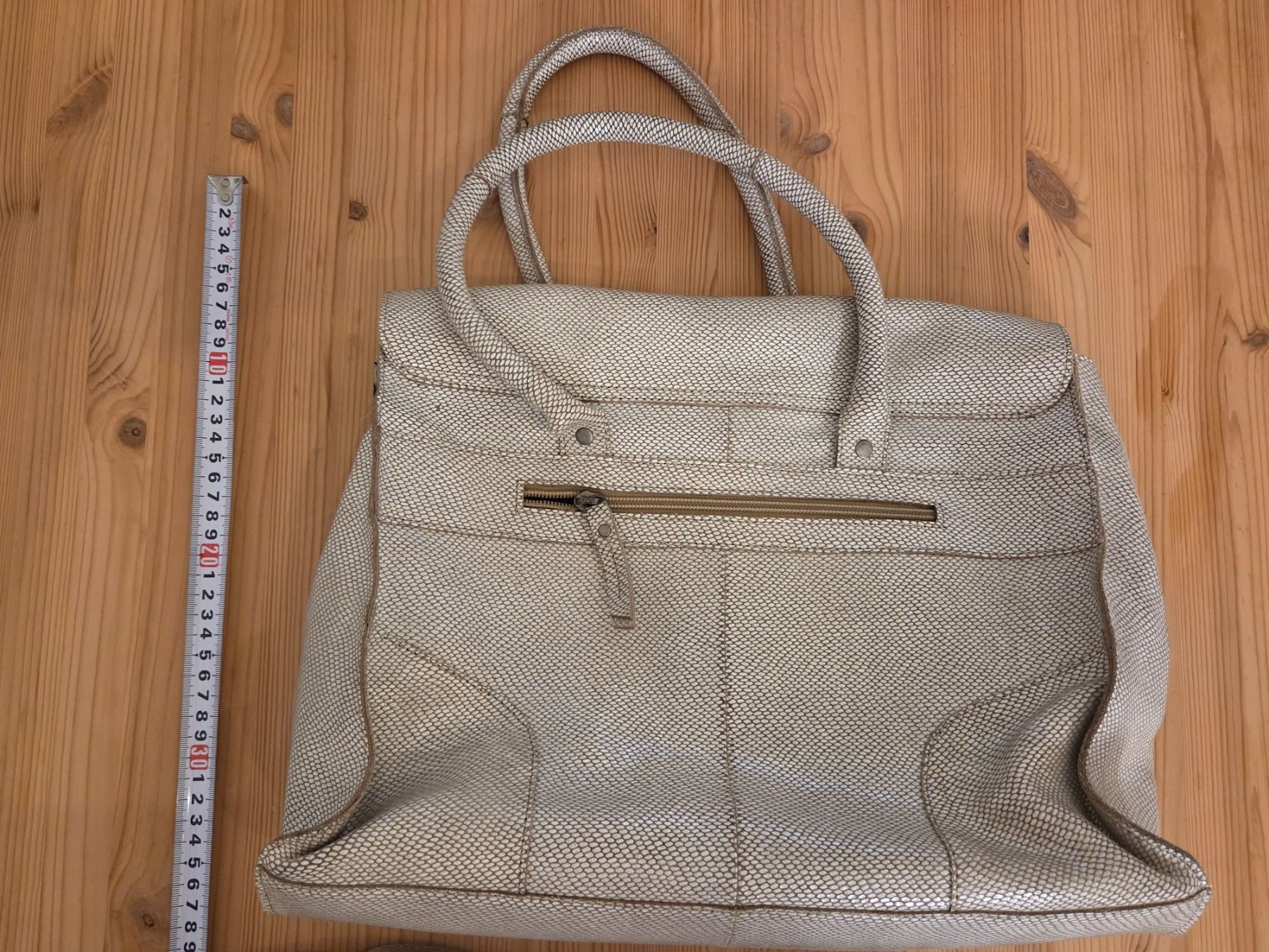 Borse da donna: Beige Tasche, Schlangenlederoptik, Umhängetasche – Usato da Liestal venduto da ITOlio 1