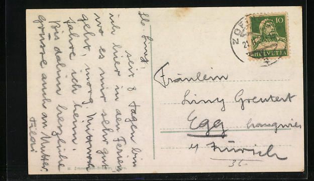Cartoline postali: Zofingen, Ortspartie an einem Platz mit  – Usato da Berlin venduto da bartko-reher 1
