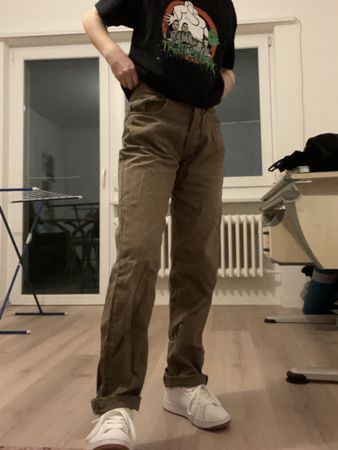 BATTER Brown Pants Y2K Streetwear