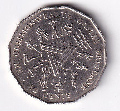 Toutes les monnaies: Australien 50 pence 1982 – D'occasion à Neuchâtel par karlpierrino