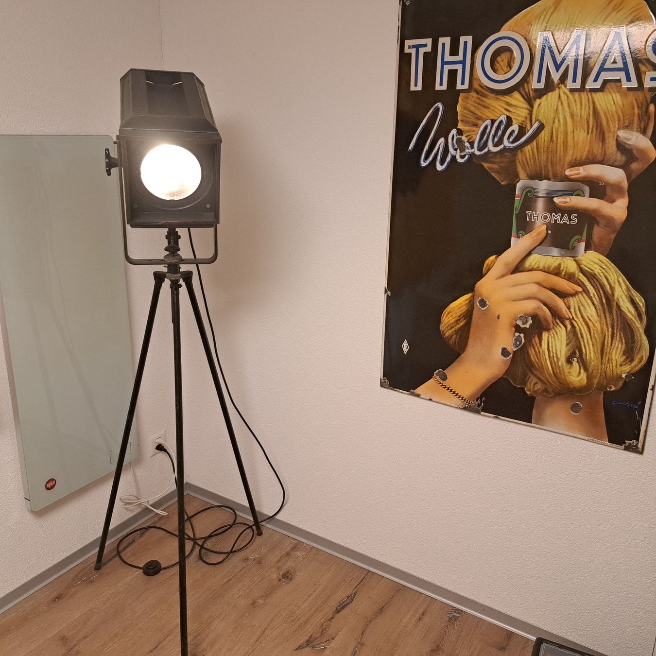Lampade: Alter Scheinwerfer Theaterscheinwerfer Loft Industrie Lampe – Usato da Belp venduto da deal-now